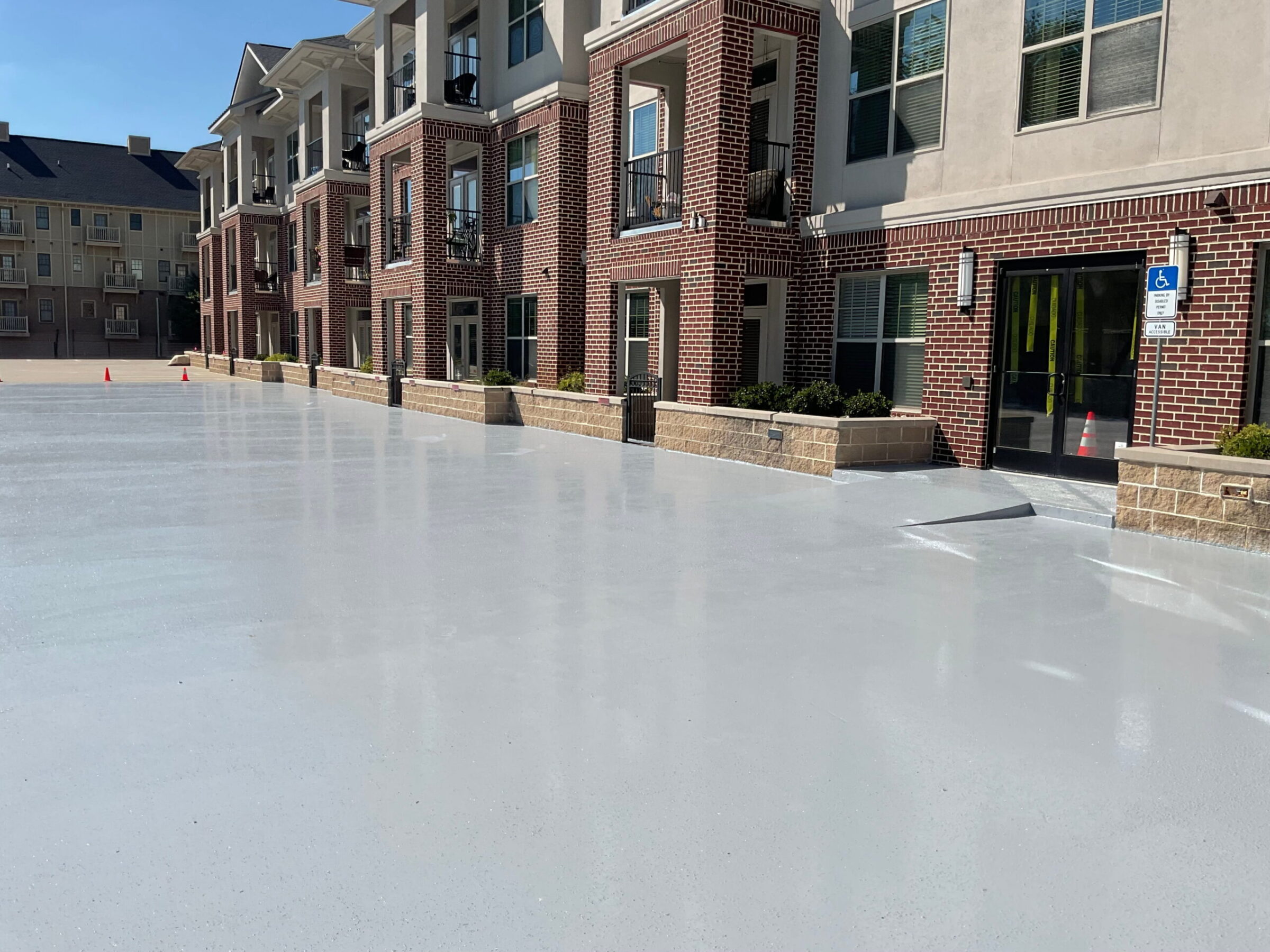 west end village parking concrete project