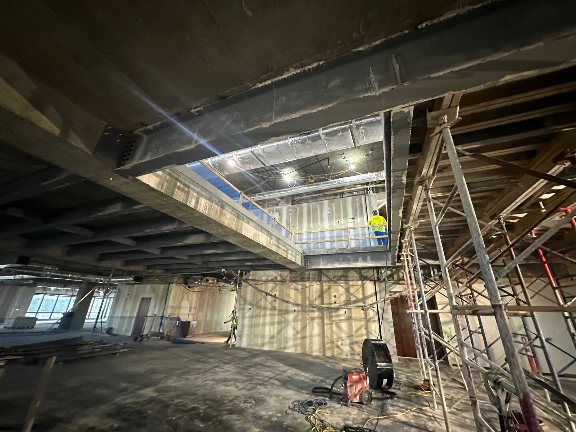 Caterpillar Financial Headquarters structural concrete