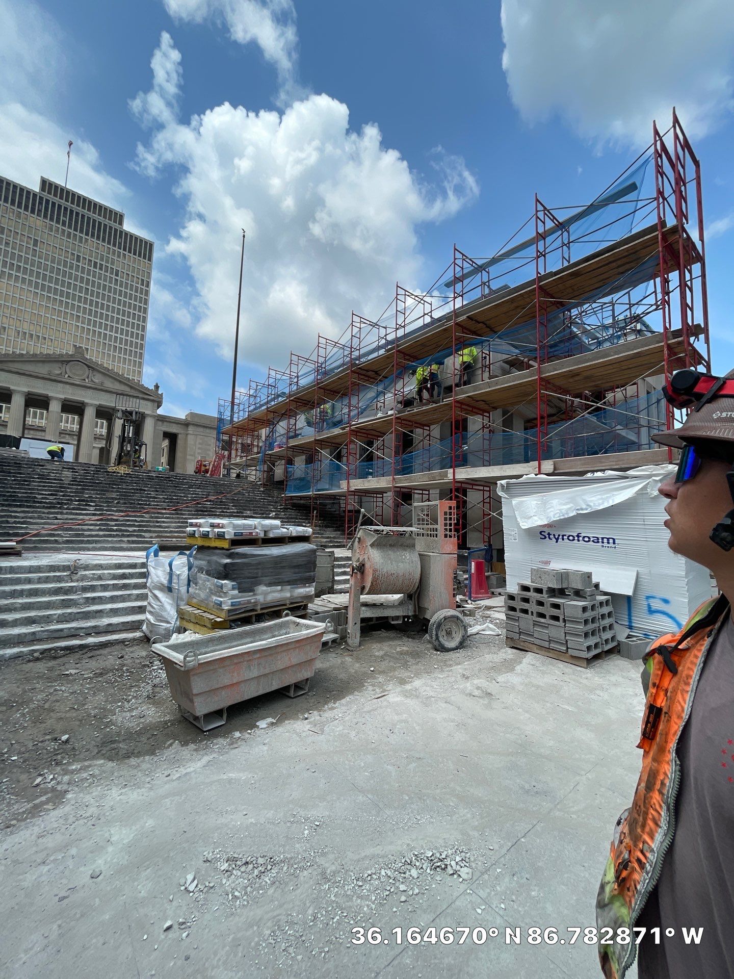 Legislative Plaza concrete restoration